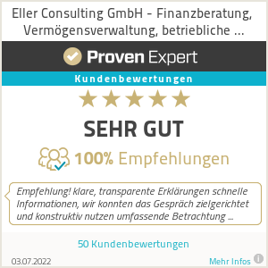 Proven Expert Kundenbewertung mit 5 Sternen